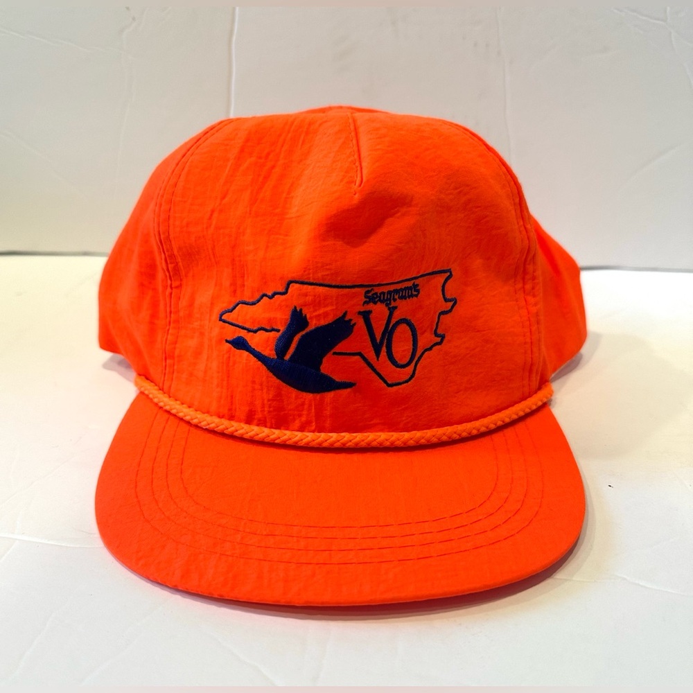 Seagrams VO SnapBack Hat Bright Orange One Size